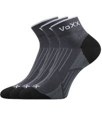 Unisex športové ponožky - 3 páry Azul Voxx tmavo šedá