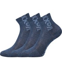 Detské športové ponožky - 3 páry Adventurik Voxx jeans melé