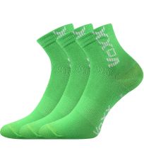 Detské športové ponožky - 3 páry Adventurik Voxx svetlo zelená