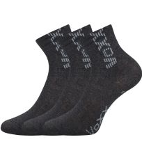 Detské športové ponožky - 3 páry Adventurik Voxx tmavo šedá melé