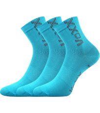 Detské športové ponožky - 3 páry Adventurik Voxx tyrkys