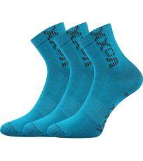 Detské športové ponožky - 3 páry Adventurik Voxx tmavo tyrkysová
