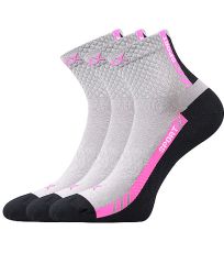 Unisex športové ponožky - 3 páry Pius Voxx svetlo šedá II