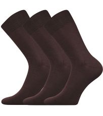 Unisex ponožky - 3 páry Radovan-a Boma hnedá