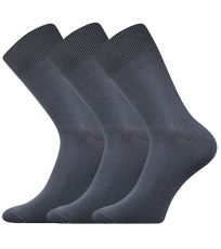 Unisex ponožky - 3 páry Radovan-a Boma tmavo šedá