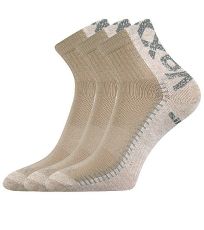 Pánske športové ponožky - 3 páry Revolt Voxx béžová