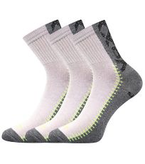 Pánske športové ponožky - 3 páry Revolt Voxx svetlo šedá