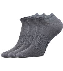 Unisex športové ponožky - 3 páry Rex 00 Voxx svetlo šedá