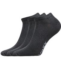 Unisex športové ponožky - 3 páry Rex 00 VoXX® tmavo šedá