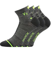 Pánske ponožky - 3 páry Mayor silproX Voxx svetlo šedá
