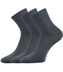Unisex ponožky - 3 páry Zazr Boma tmavo šedá