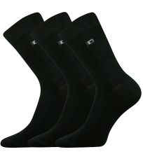 Pánske vzorované ponožky - 3 páry Žolík II Boma čierna