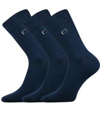 Pánske vzorované ponožky - 3 páry Žolík II Boma tmavo modrá