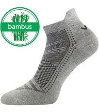 Unisex nízke bambusové ponožky - 3 páry Blake Voxx šedá melé