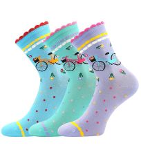 Dámske trendy ponožky - 3 páry Francesca Lonka bike