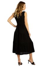 Dámske šaty na široké ramienka 5E028 LITEX čierna