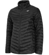 Pánska prešívaná bunda H4Z19-KUMP002A 4F DEEP BLACK