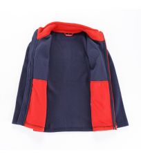 Dětská fleecová mikina SIUSO ALPINE PRO purpurový plameň