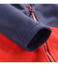 Dětská fleecová mikina SIUSO ALPINE PRO purpurový plameň