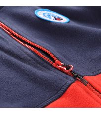 Dětská fleecová mikina SIUSO ALPINE PRO purpurový plameň