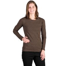 Dámske tričko z organickej bavlny CARLEIGH NORTHFINDER hnedá