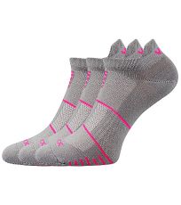 Dámske športové ponožky - 3 páry Avenar Voxx svetlo šedá