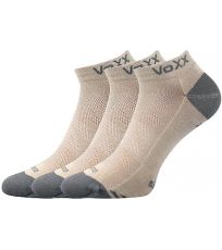 Unisex športové ponožky - 3 páry Bojar Voxx béžová