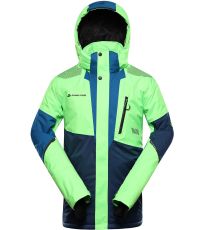 Pánska lyžiarska bunda s PTX membránou DEAR ALPINE PRO neon green gecko