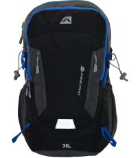 Outdoorový batoh s pláštenkou 35L SEDE ALPINE PRO čierna