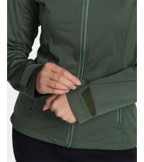 Dámska softshell bunda BELTRA-W KILPI Tmavo zelená