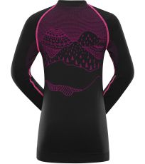 Detské spodné tričko s dlhým rukávom KRIOSO 5 ALPINE PRO fuchsiová