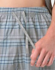 Pánske krátke pyžamo 79192P GINA Sivá-sv. šedá