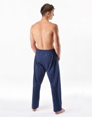 Pánske pyžamové nohavice 79199P GINA Sladkého drievka-biela