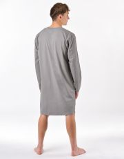 Pánska nočná košeľa s dlhým rukávom 79203P GINA 