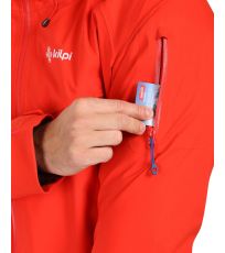 Pánska hardshellová bunda TRINITY-M KILPI Červená