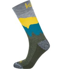Turistické ponožky NORS-U KILPI Kaki