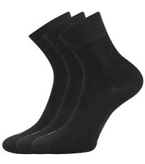 Unisex ponožky - 3 páry Demi Lonka čierna