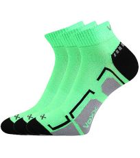 Unisex športové ponožky - 3 páry Flash Voxx neón zelená