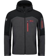 Pánska softshell bunda PRESENA-M KILPI Tmavosivá