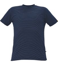 Unisex pracovné ochranné tričko NOYO ESD Cerva navy