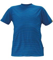 Unisex pracovné ochranné tričko NOYO ESD Cerva royal modrá