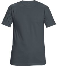 Unisex tričko TEESTA Cerva kamenne šedá