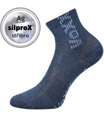 Detské športové ponožky - 3 páry Adventurik Voxx jeans melé