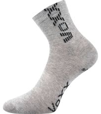 Detské športové ponožky - 3 páry Adventurik Voxx svetlo šedá melé