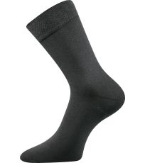 Unisex ponožky z bio bavlny - 3 páry Bioban Lonka tmavo šedá