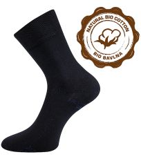 Unisex ponožky z bio bavlny - 3 páry Bioban Lonka tmavo modrá