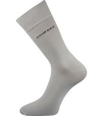 Pánske spoločenské ponožky - 3 páry Comfort Boma svetlo šedá