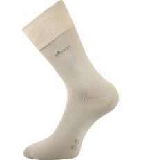 Unisex ponožky s voľným lemom - 3 páry Desilve Lonka béžová
