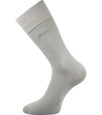 Unisex ponožky s voľným lemom - 3 páry Desilve Lonka svetlo šedá