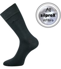 Unisex ponožky s voľným lemom - 1 pár Desilve Lonka tmavo šedá